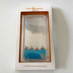 AUTHENTIC Tory Burch Liquid Ship iPhone Case 6/7
